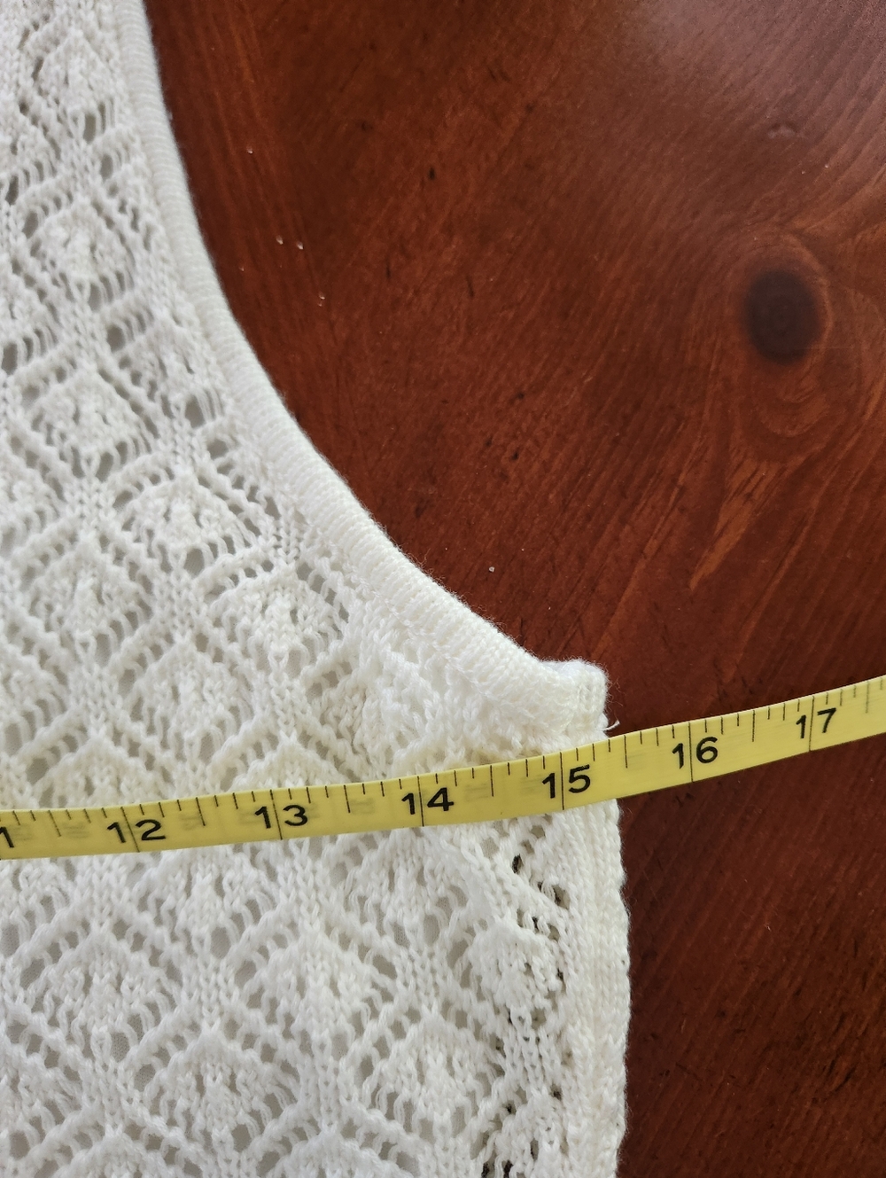 Madden NYC Crochet Ivory Tank Dress - Picture 8 of 11
